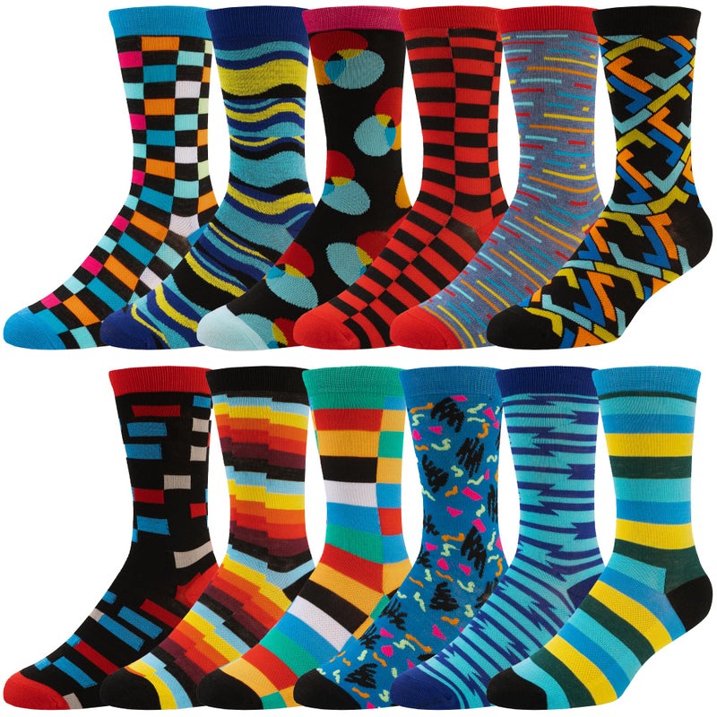 ZEKE Crazy Socks for Kids - Boys Funky Dress Socks - Funny Cool Silly Fun Socks - Wacky Novelty Gift (Style H, Small) - Image 2